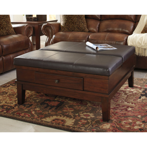 Signature Design by Ashley Gately Lift Top Extendable 4 Legs Coffee